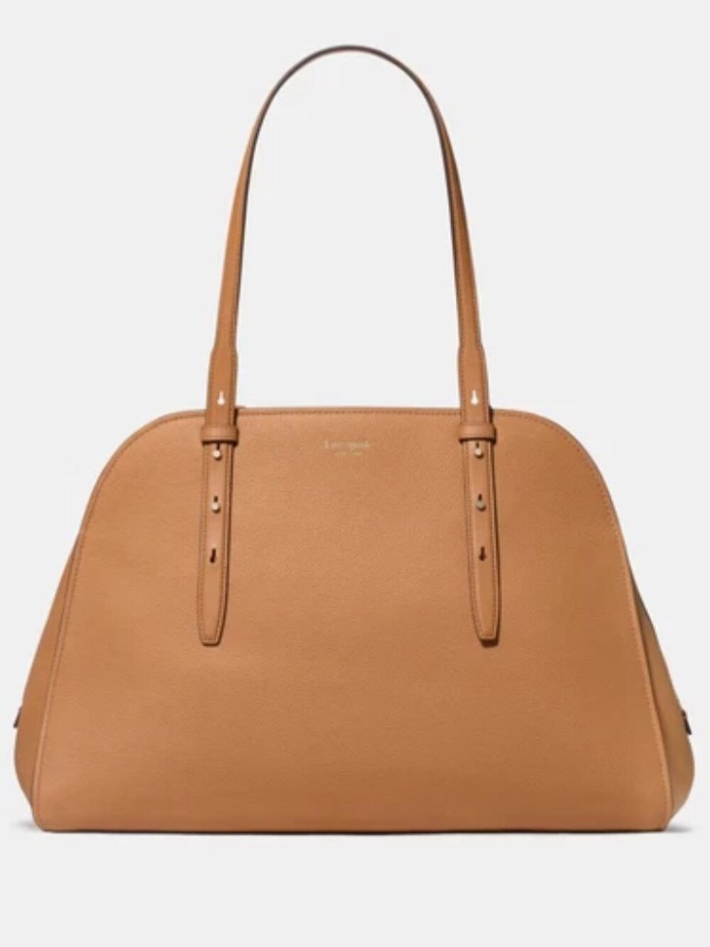 Kate Spade Maise Carryall Tote — Biscotti Pebbled Leather — New with Tags KM285